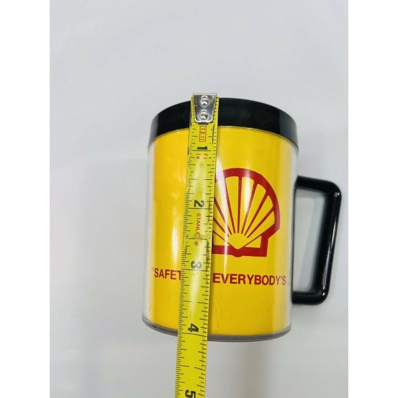 Vintage Shell Oil Advertising Coffee Mug SAFETY IS EVERYONES JOB PLASTIC - Picture 6 of 6
